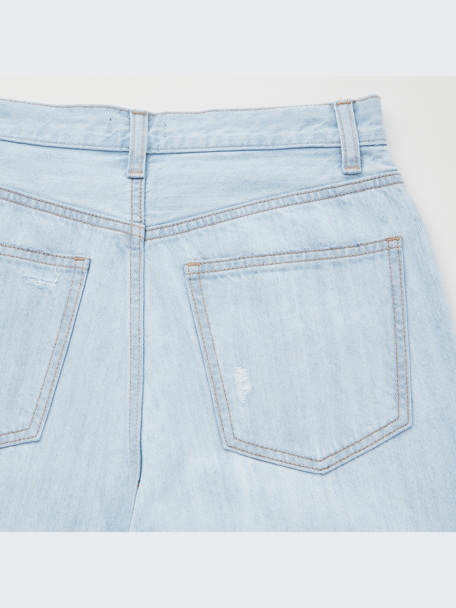 ユニクロ公式 | ペグトップハイライズジーンズ（ダメージ・丈標準68cm）