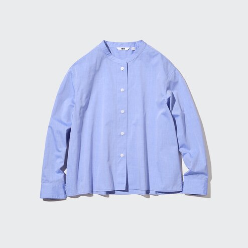 uniqlo band collar shirt