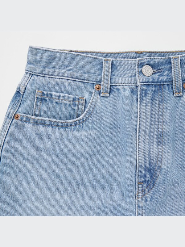 Denim Mini Skirt