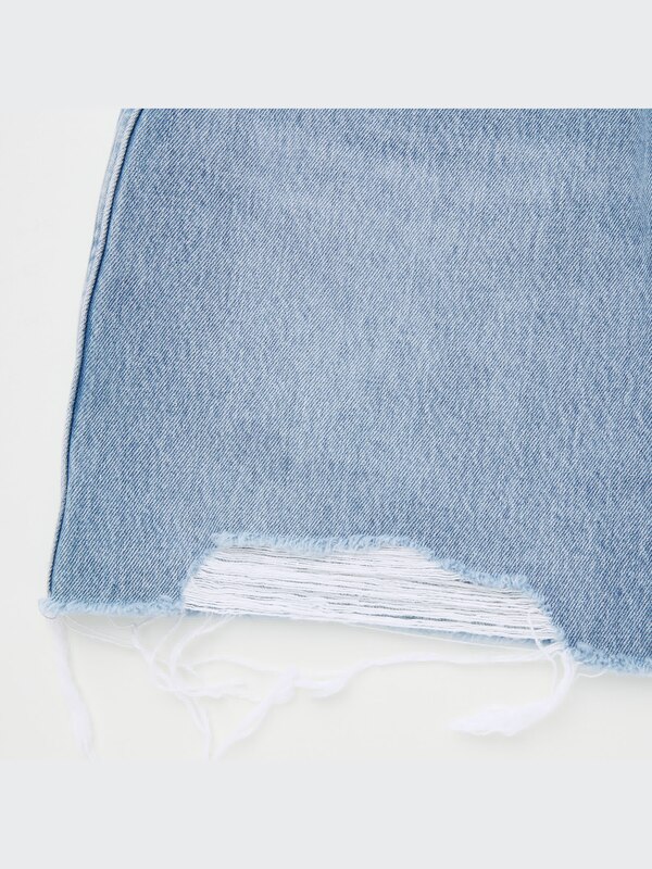 Denim Mini Skirt