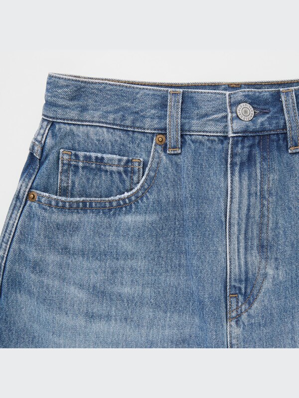 Denim Mini Skirt