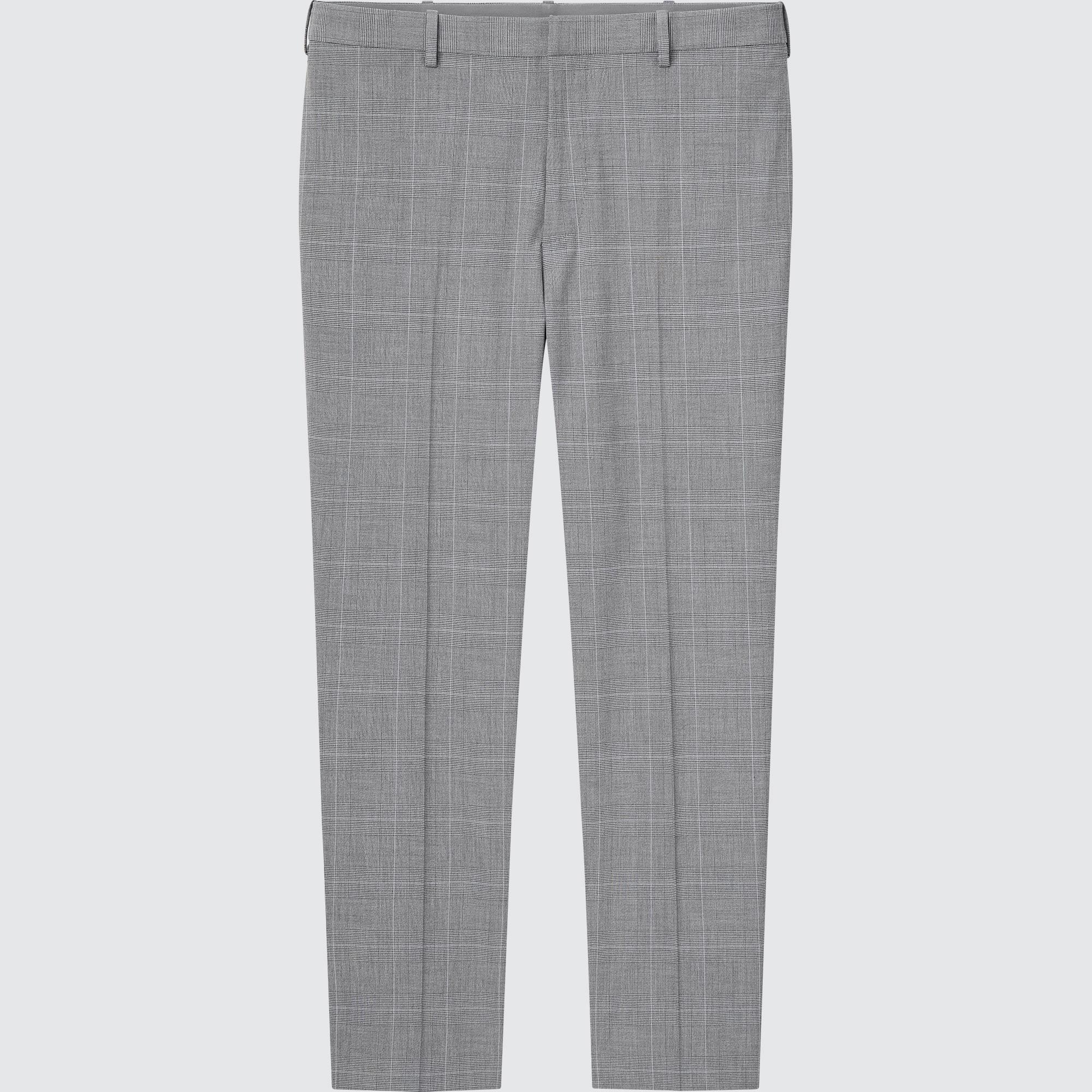 Uniqlo navy checkered pants Womens Fashion Bottoms Other Bottoms on  Carousell
