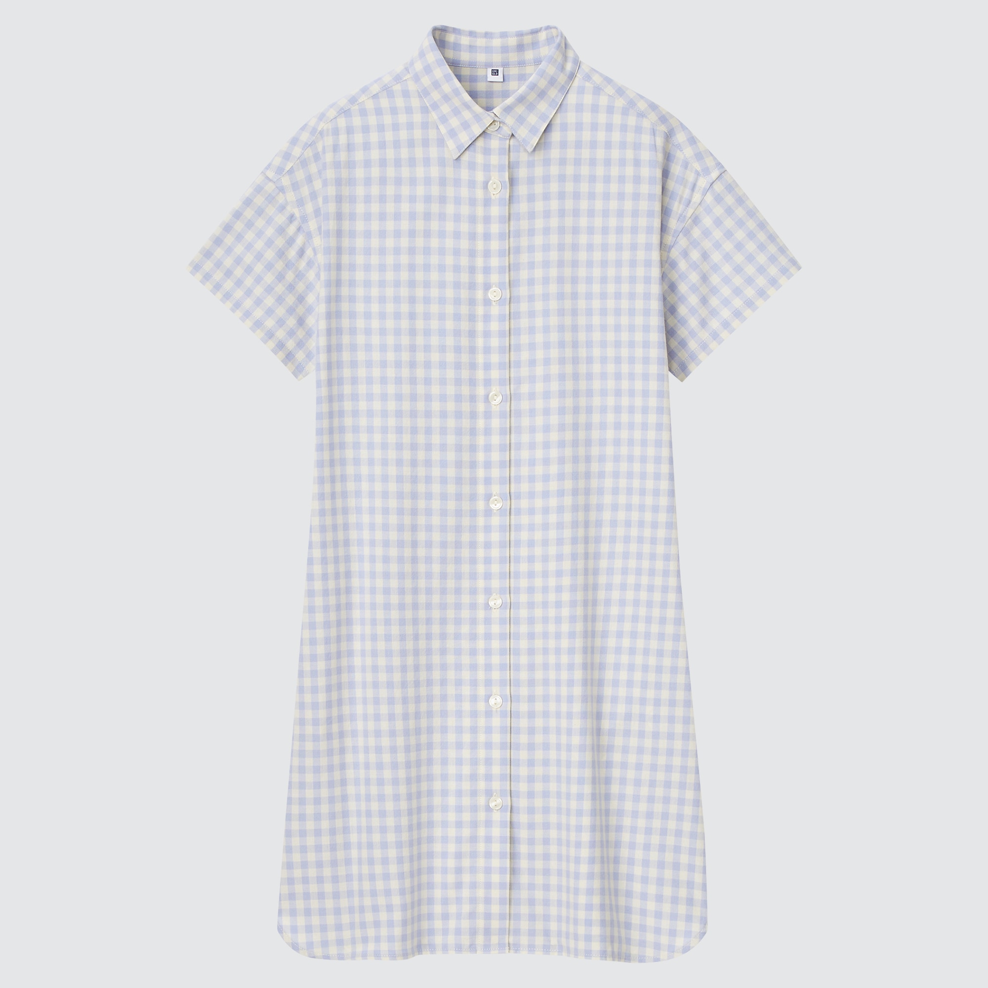 Girls ギンガムチェックシャツワンピース 半袖 Kids ユニクロ