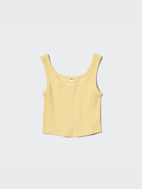 Ribbed Cropped Tank Top