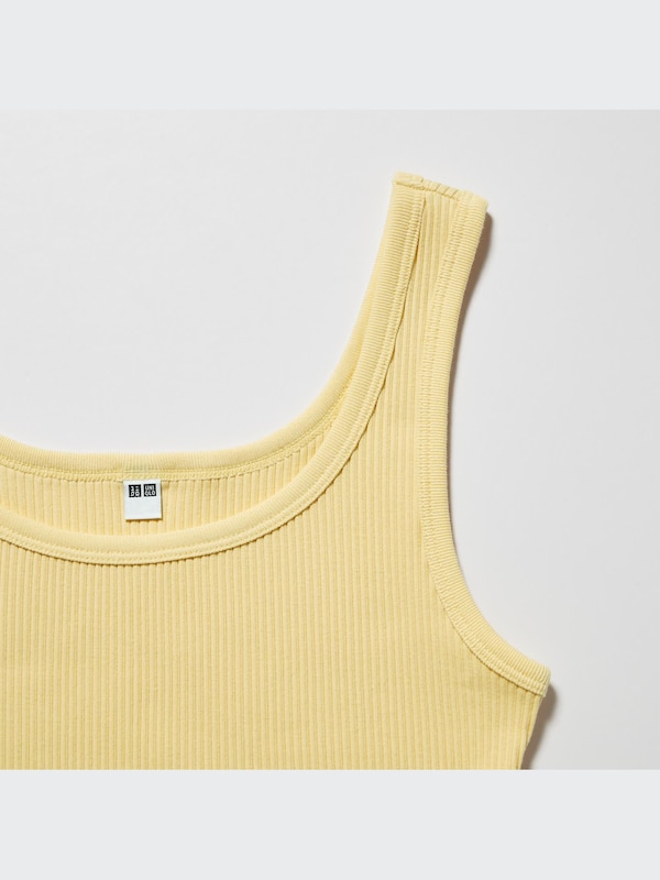 Ribbed Cropped Tank Top