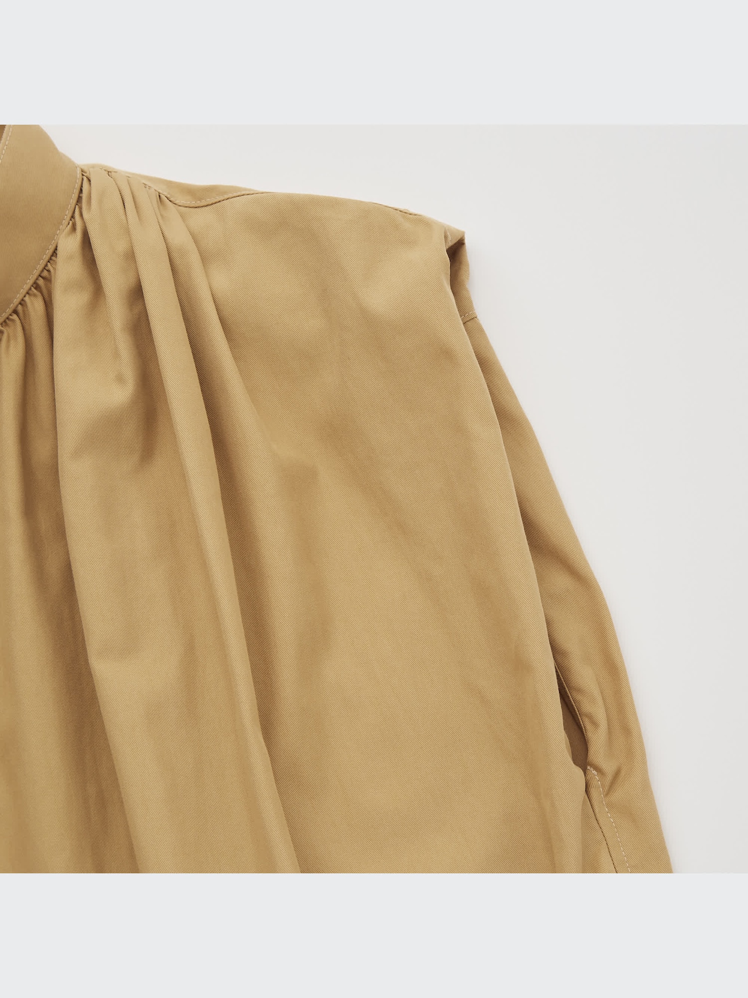 ユニクロ公式 | ギャザーシャツ（ノースリーブ）