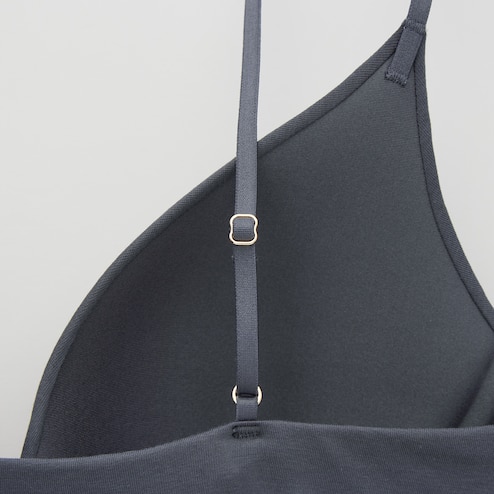 Uniqlo size M Airism MAME KUROGOUCHI Black Plunging Bra Top Bra