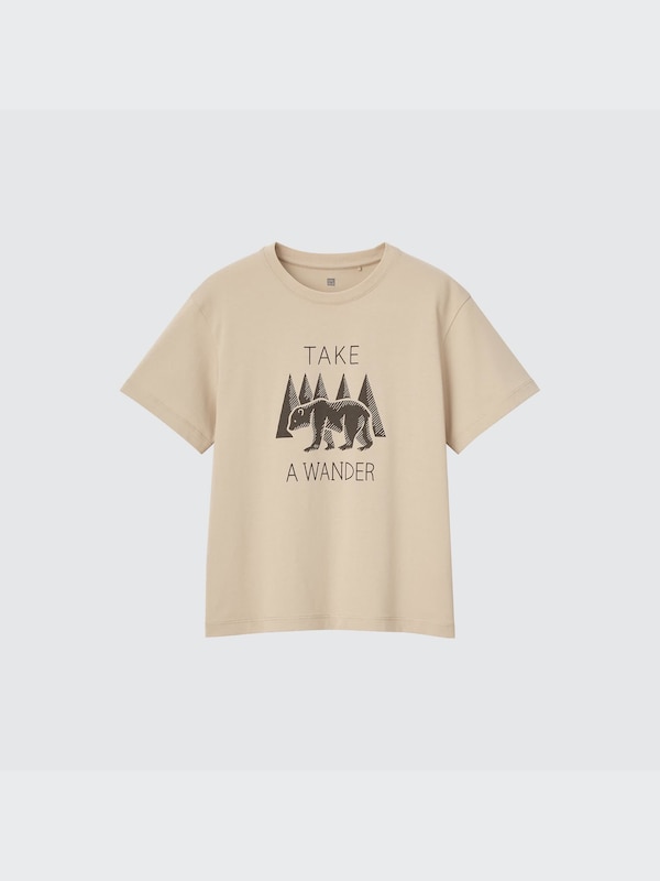 エアリズムコットングラフィックTシャツ（半袖）