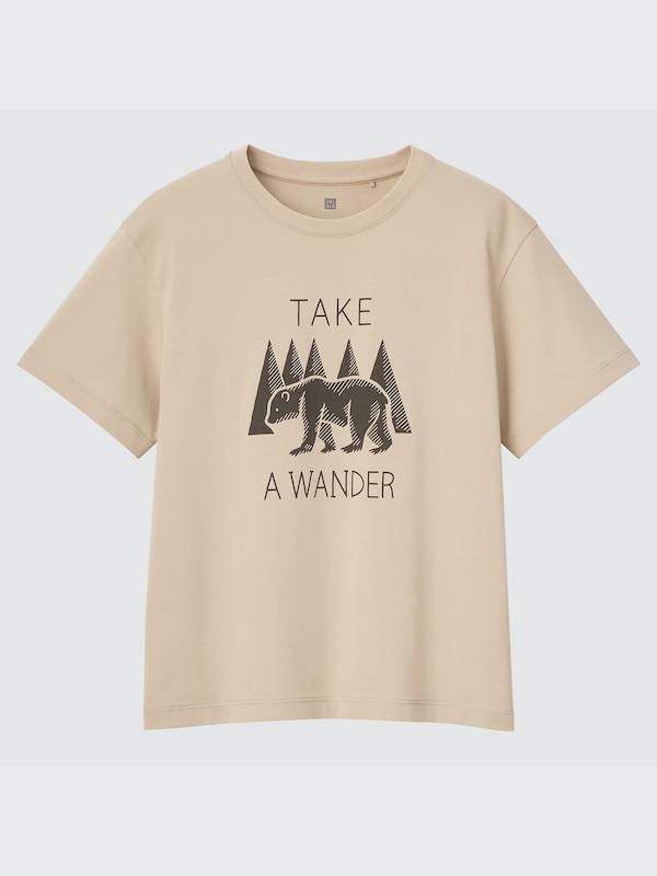エアリズムコットングラフィックTシャツ（半袖）