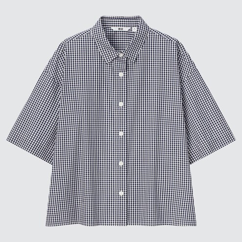 uniqlo cotton half sleeve shirt