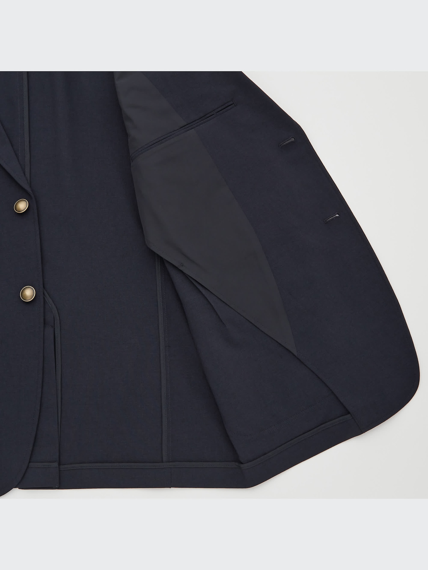 希少!! UNIQLO 海外限定ブリーフ L2枚+ M2枚 UNIQLO ユニクロ 感動ジャケット コットンライク ネイビー S