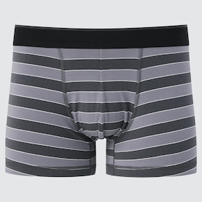 MEN'S SUPIMA COTTON STRIPED BOXER BRIEFS