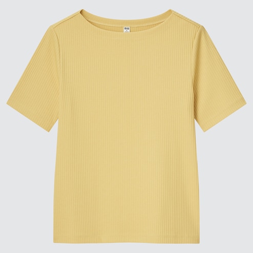 Ribbed Short Sleeve T-Shirt