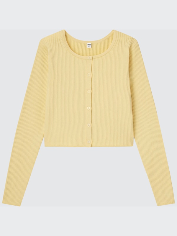 UV Protection Long Sleeve Cropped Cardigan