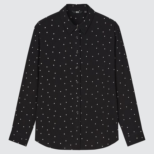 uniqlo long sleeve blouse