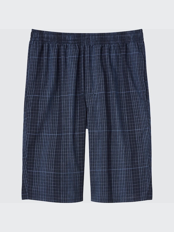 Light Cotton Easy Shorts (Plaid)