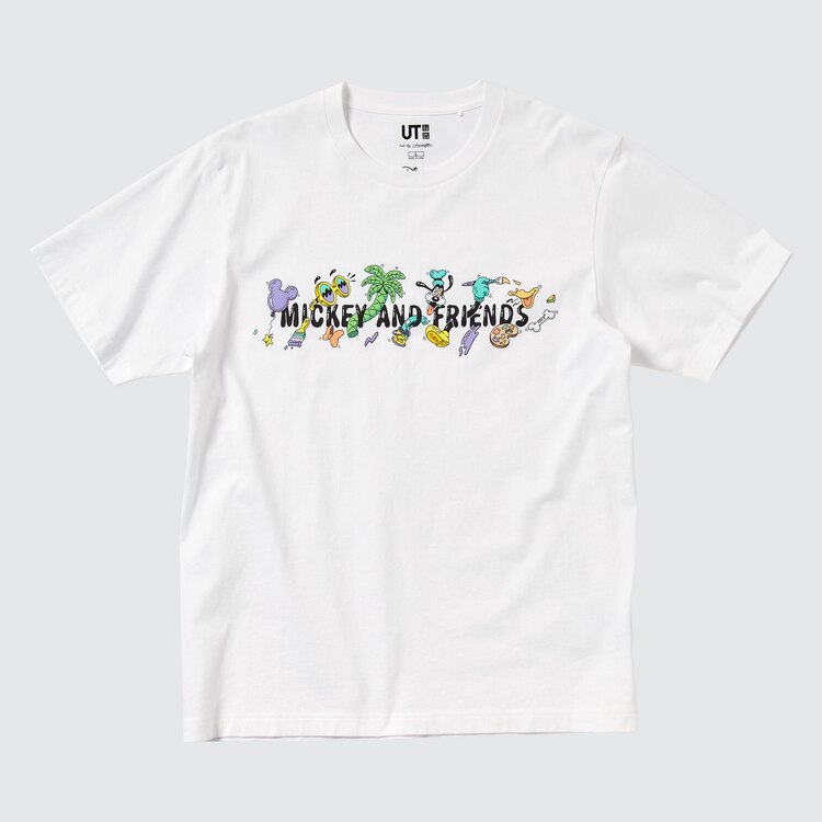 ユニクロ公式 ミッキー フレンズ アート バイ スティーブン ハリントン Ut グラフィックtシャツ 半袖 レギュラーフィット