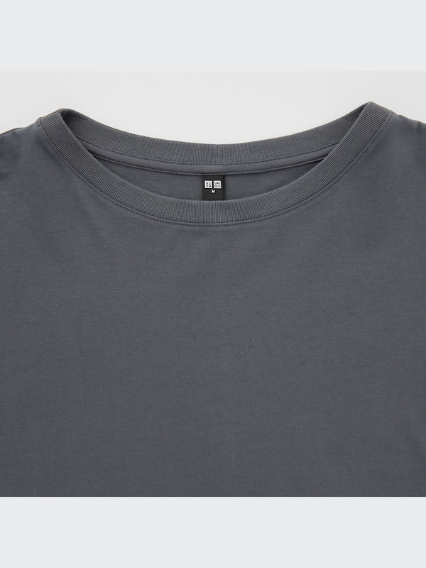 Smooth Cotton Dolman 3/4 Sleeve T-Shirt