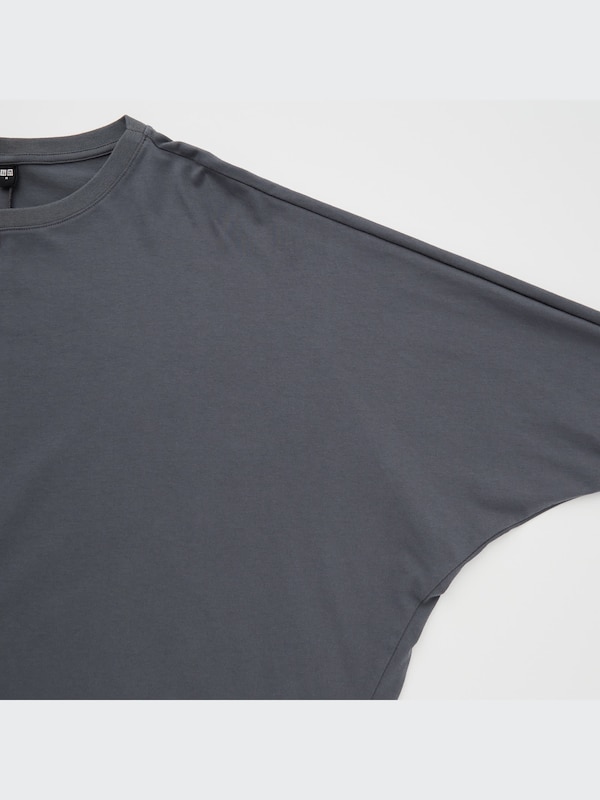 Smooth Cotton Dolman 3/4 Sleeve T-Shirt