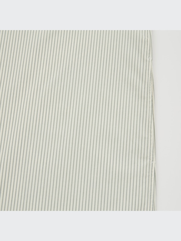 ストライプギャザーワンピース（長袖）