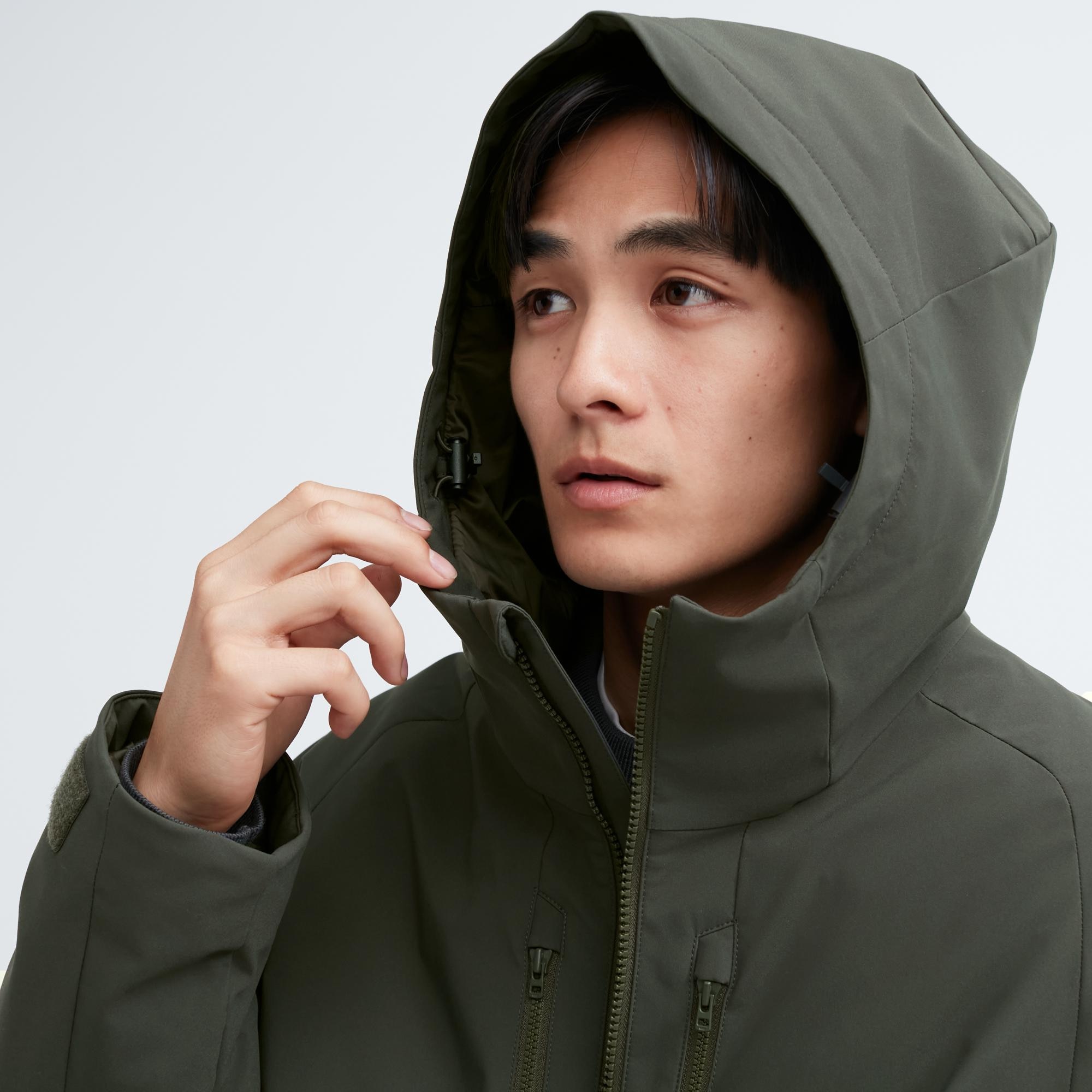 Uniqlo hybrid cheap down parka temperature