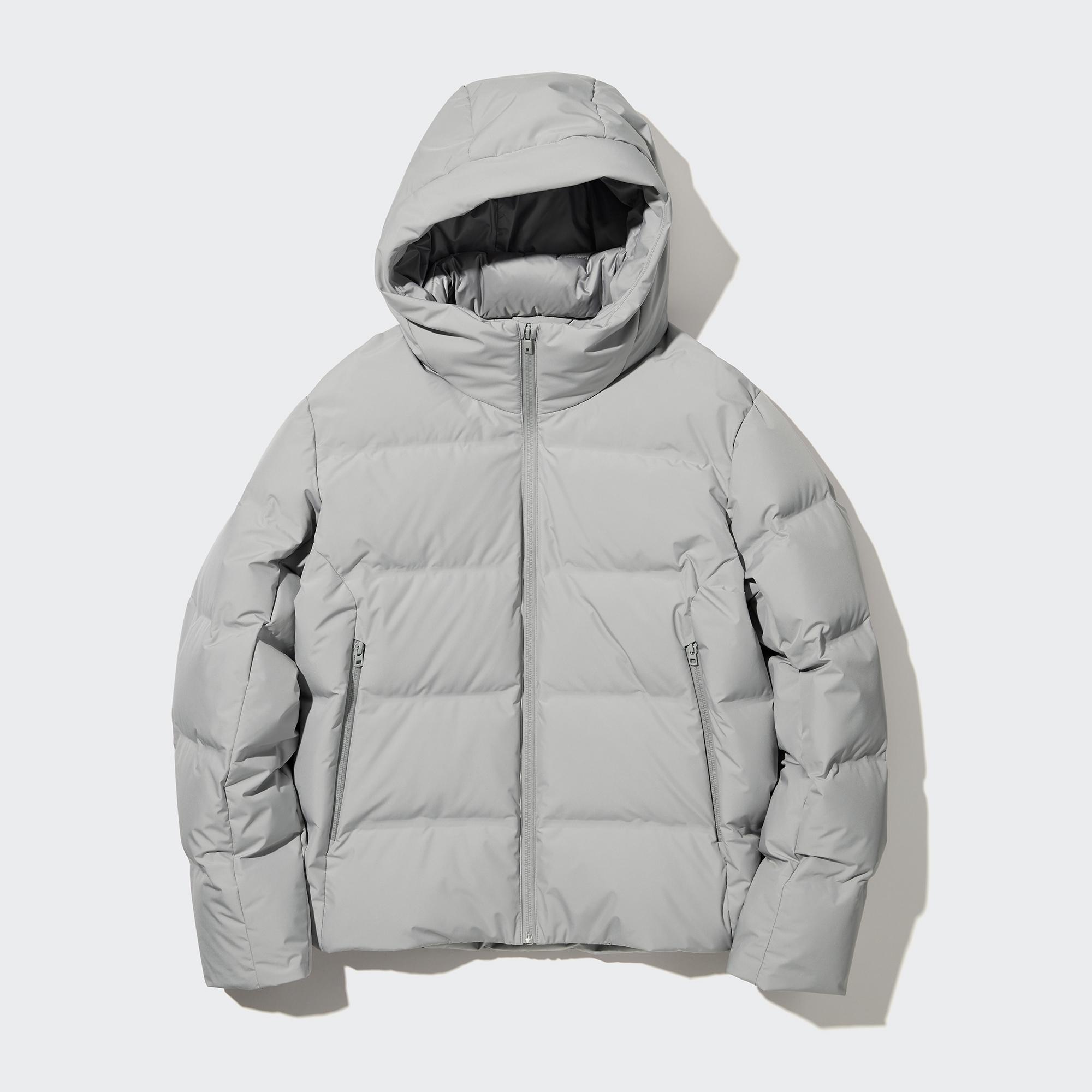 Seamless down cheap hooded parka