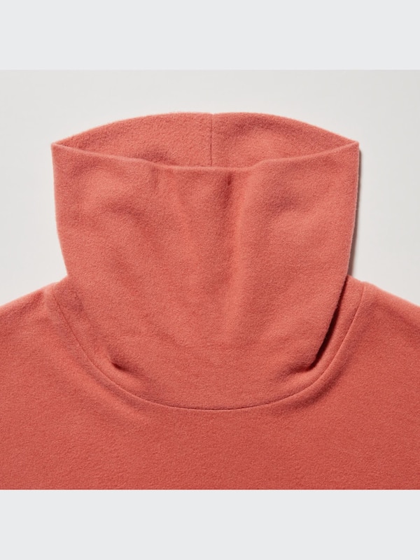 HEATTECH Fleece Turtle Neck Long Sleeve T-Shirt