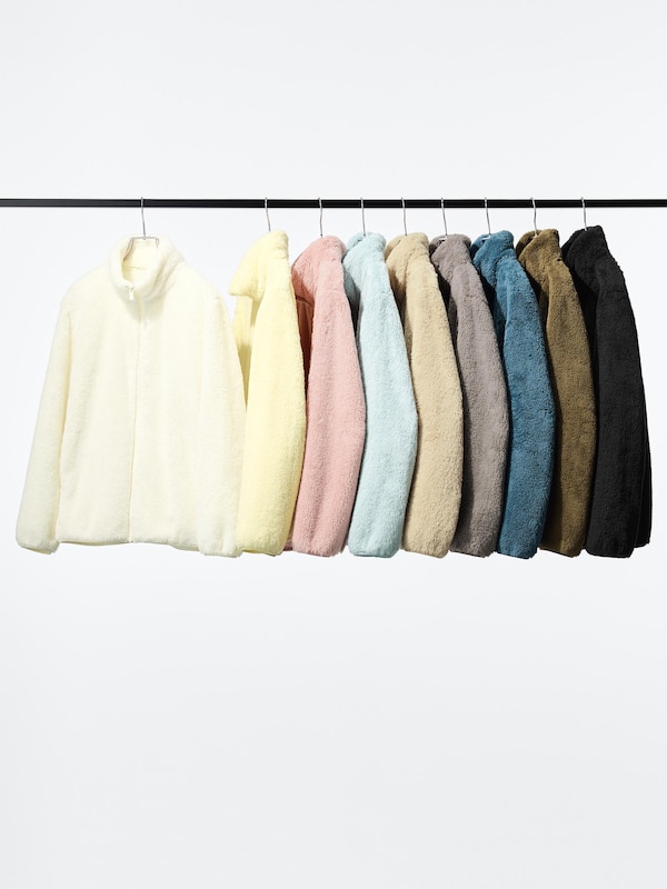 Fluffy Yarn Fleece Full-Zip Jacket