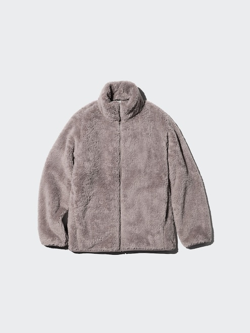 FLUFFY YARN FLEECE FULL-ZIP JACKET UNIQLO MY