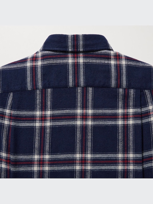 フランネルチェックシャツ（長袖）