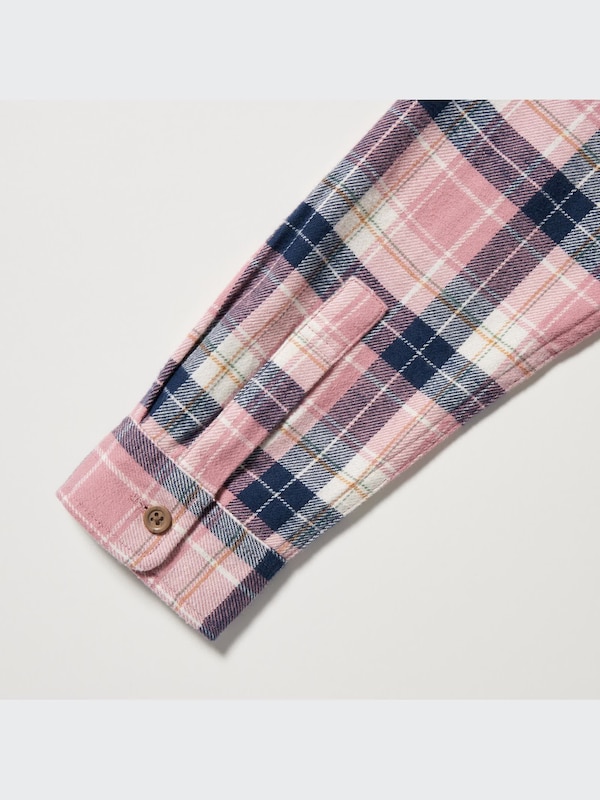 Flannel Checked Long Sleeve Shirt