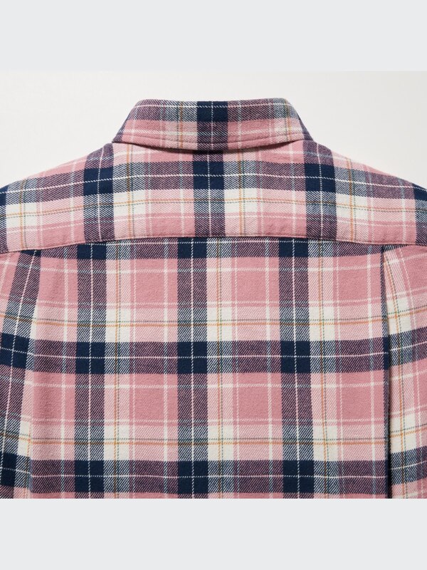 Flannel Checked Long Sleeve Shirt