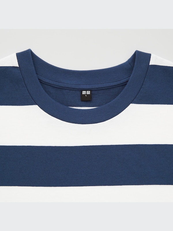 オーバーサイズボーダーTシャツ（5分袖）