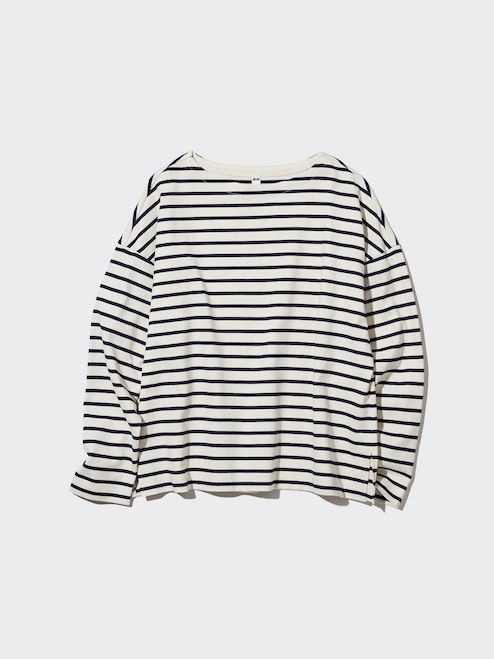 WOMEN'S STRIPED LONG SLEEVE T-SHIRT UNIQLO PH