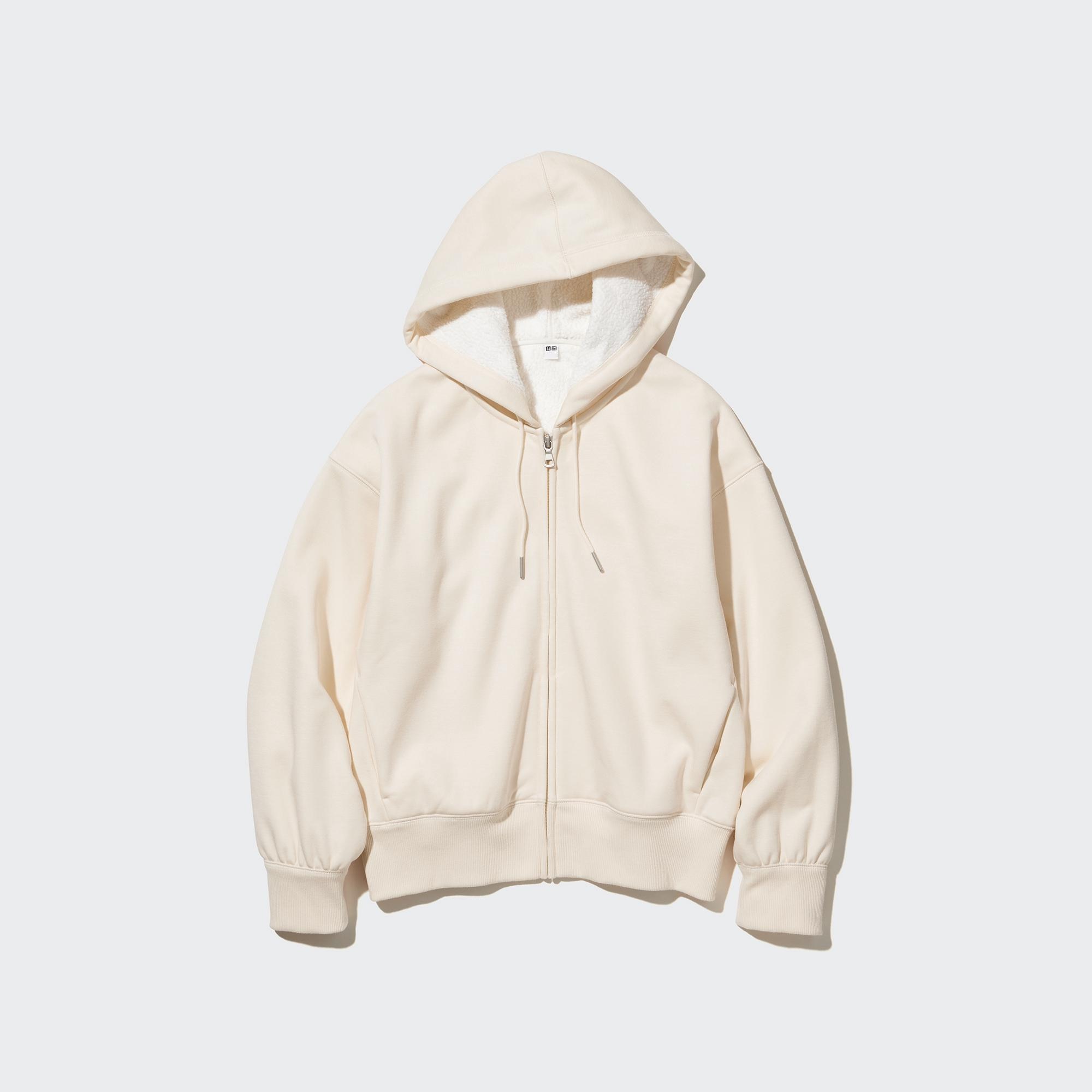 Uniqlo pile outlet lined hoodie