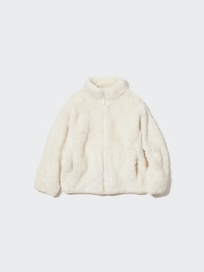 KIDS FLUFFY YARN FLEECE FULL-ZIP JACKET UNIQLO IN - Main Image