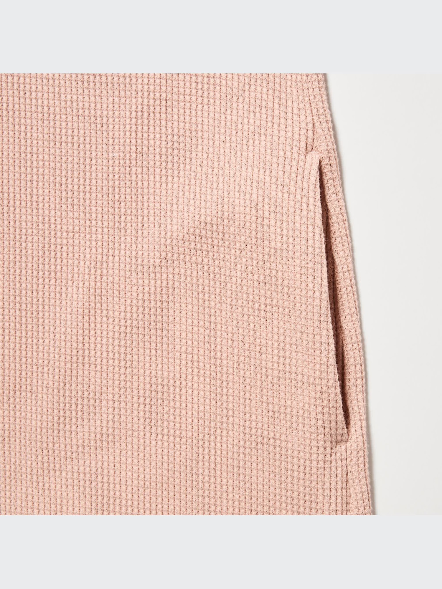 ユニクロ公式 | ワッフルクルーネックワンピース（長袖）