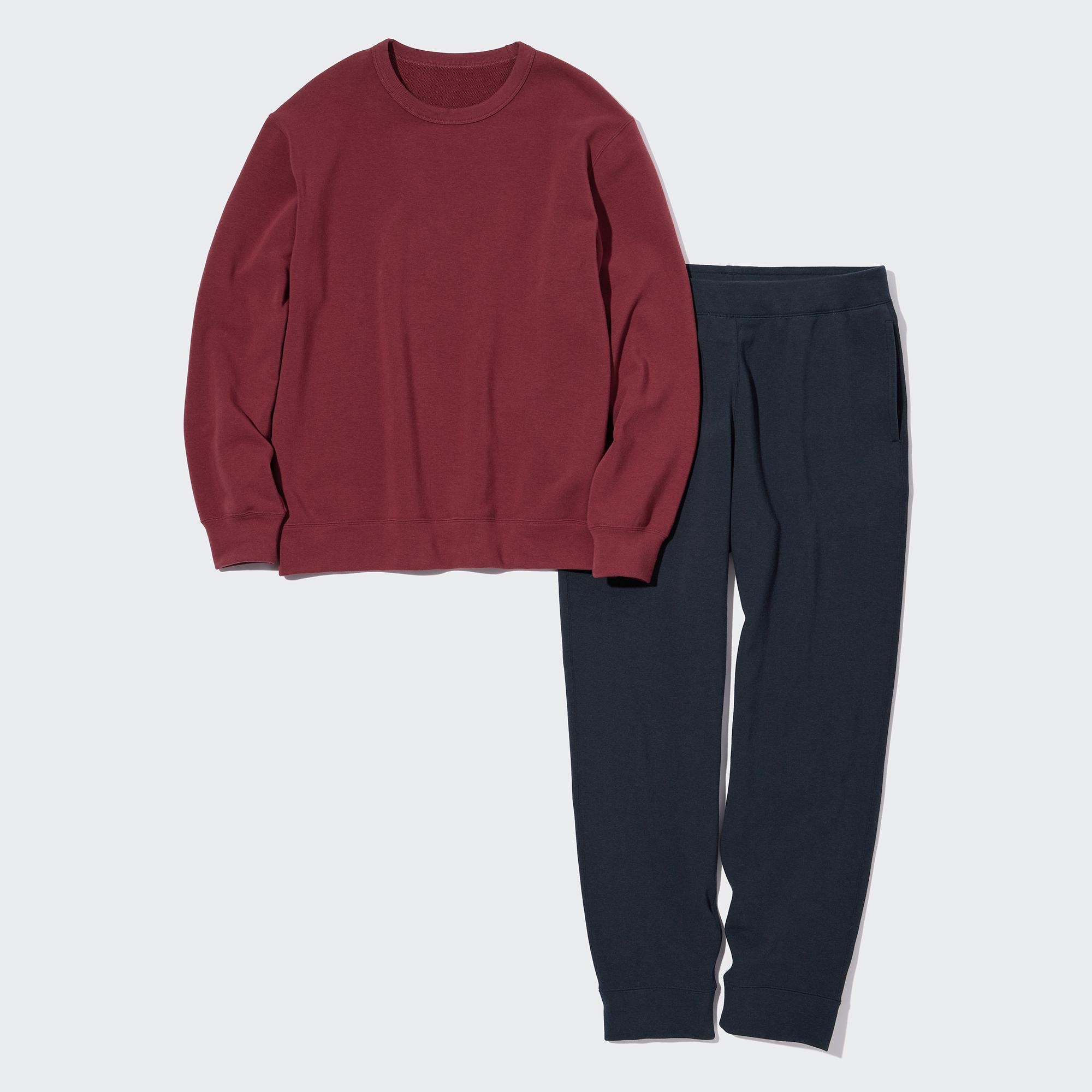 MEN S ULTRA STRETCH SWEAT LONG SLEEVE SET UNIQLO ID