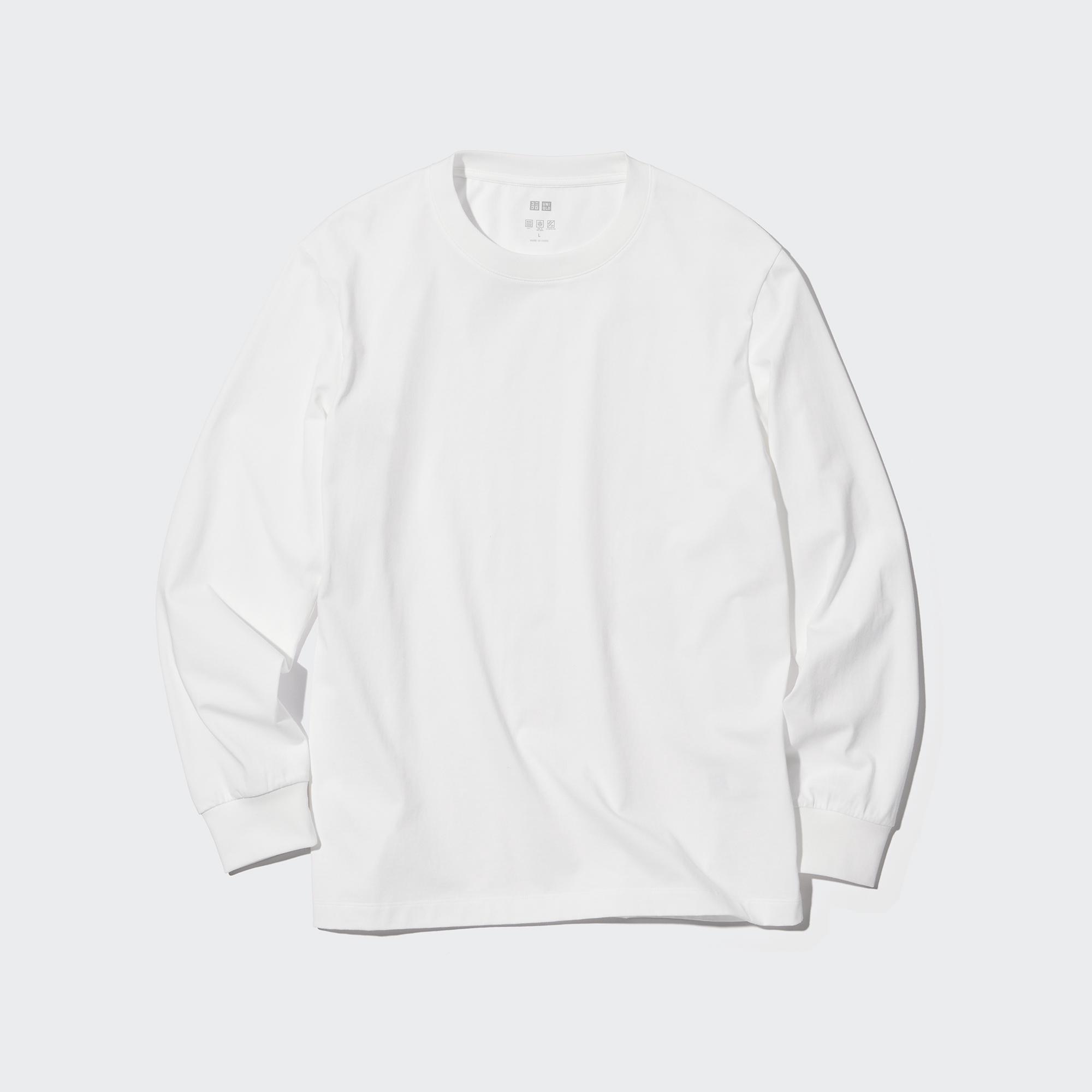AIRISM COTTON UV PROTECTION CREW NECK 