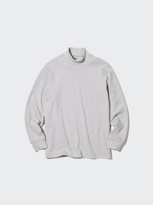 MEN'S SOFT TOUCH MOCK NECK LONG SLEEVE T-SHIRT UNIQLO PH