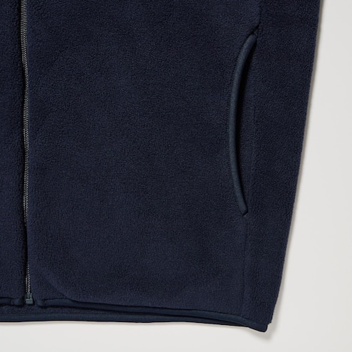 UNIQLO  Dark Blue Cuddly Soft Fleece Full-Zip Jacket