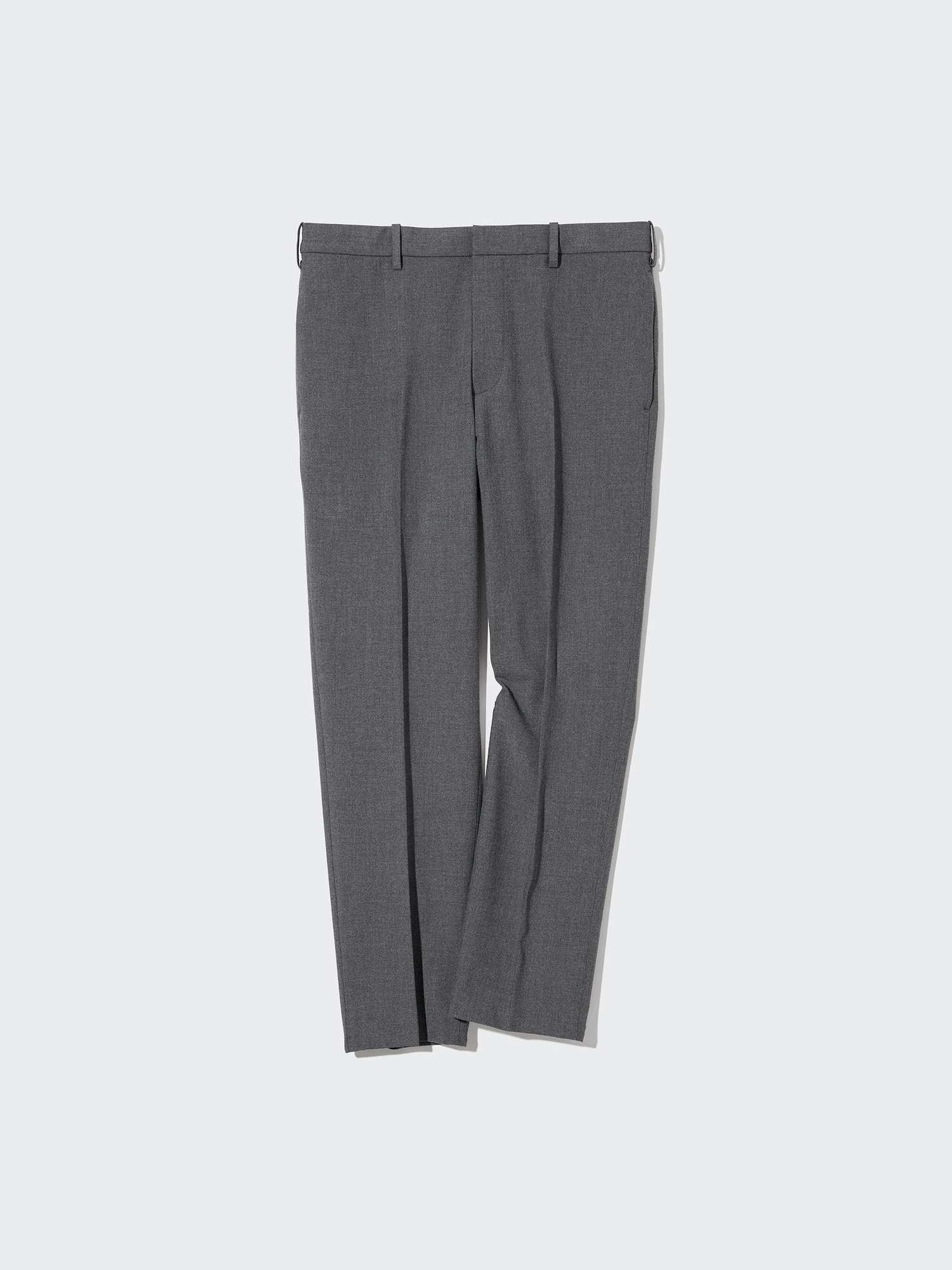 Men's Smart Ankle Pants (Wool-like) (Regular Length: 64.5-70.5cm
