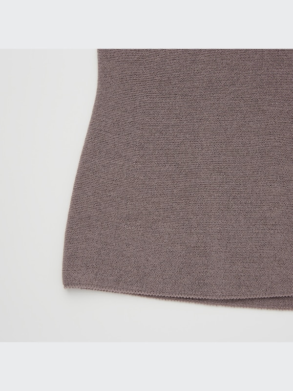 3Dエクストラファインメリノオフショルダーセーター（長袖）