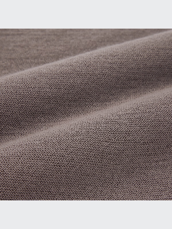 3Dエクストラファインメリノオフショルダーセーター（長袖）