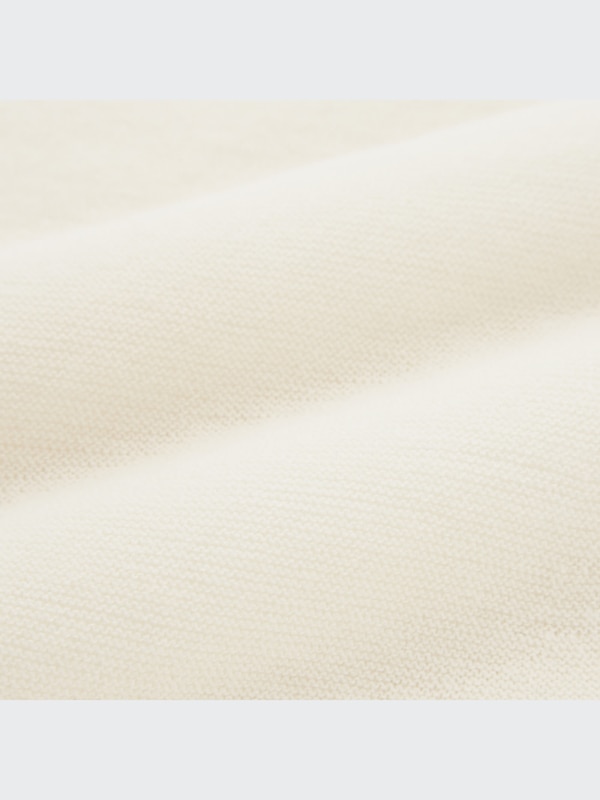 3Dエクストラファインメリノオフショルダーセーター（長袖）