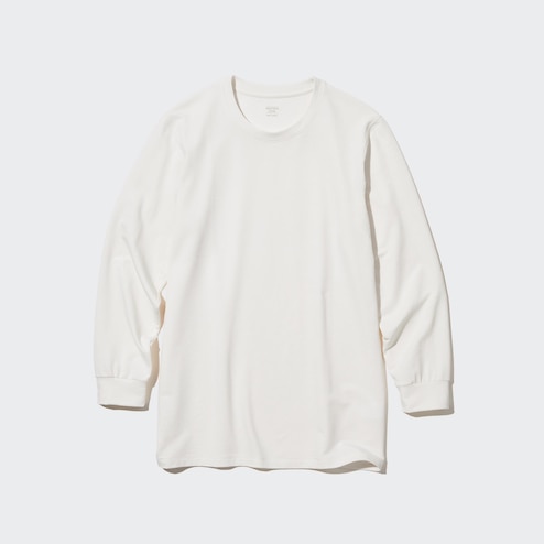 HEATTECH Cotton Crew Neck Long Sleeve T-Shirt (Extra Warm)