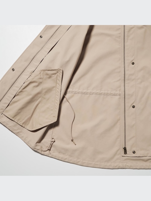 コットンブレンドパーカ