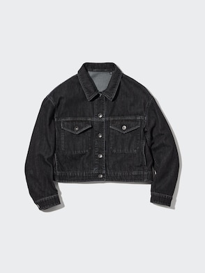 Denim Cropped Jacket