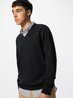 メリノVネックセーター