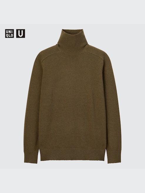 MEN'S UNIQLO U CRAPE WOOL TURTLENECK SWEATER UNIQLO SG